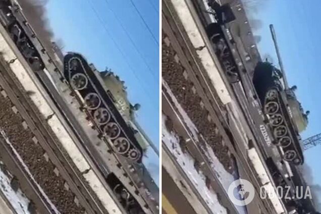 Россия расконсервировала танки, которым почти 80 лет: их по железной дороге начали перебрасывать в Украину. Видео