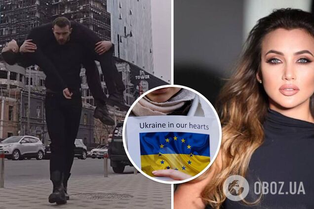 'Нехай світ не забуває': Різатдінова станцювала на тлі руйнувань Києва та довела мережу до сліз. Відео
