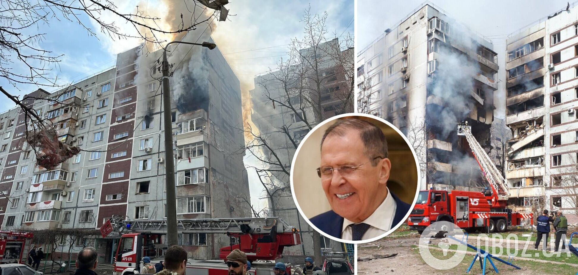 Лавров зробив цинічну заяву в день, коли окупанти вчинили черговий військовий злочин у Запоріжжі