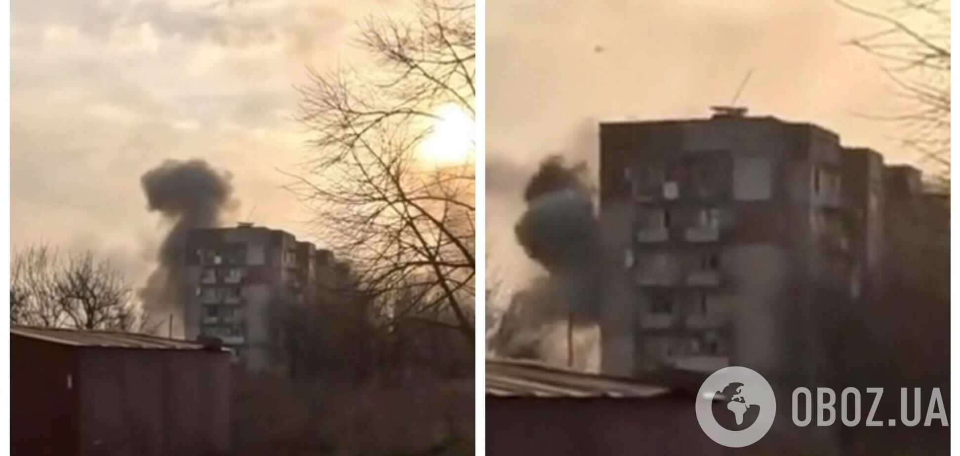 Момент мощного удара оккупантов по многоэтажке в Бахмуте попал на камеры журналистов AFP. Видео