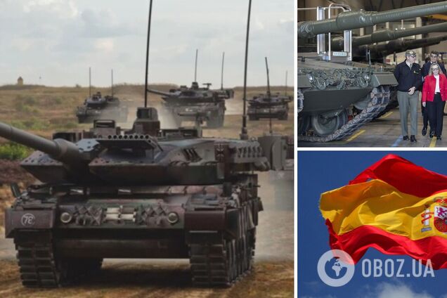 Испания направит в Украину шесть танков Leopard уже на следующей неделе – министерство обороны