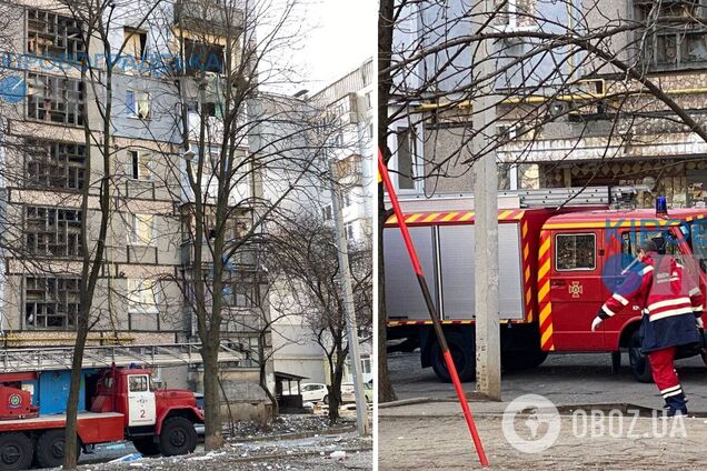 В Кропивницком во время воздушной тревоги произошел взрыв газа в многоэтажке: есть пострадавший. Фото и видео