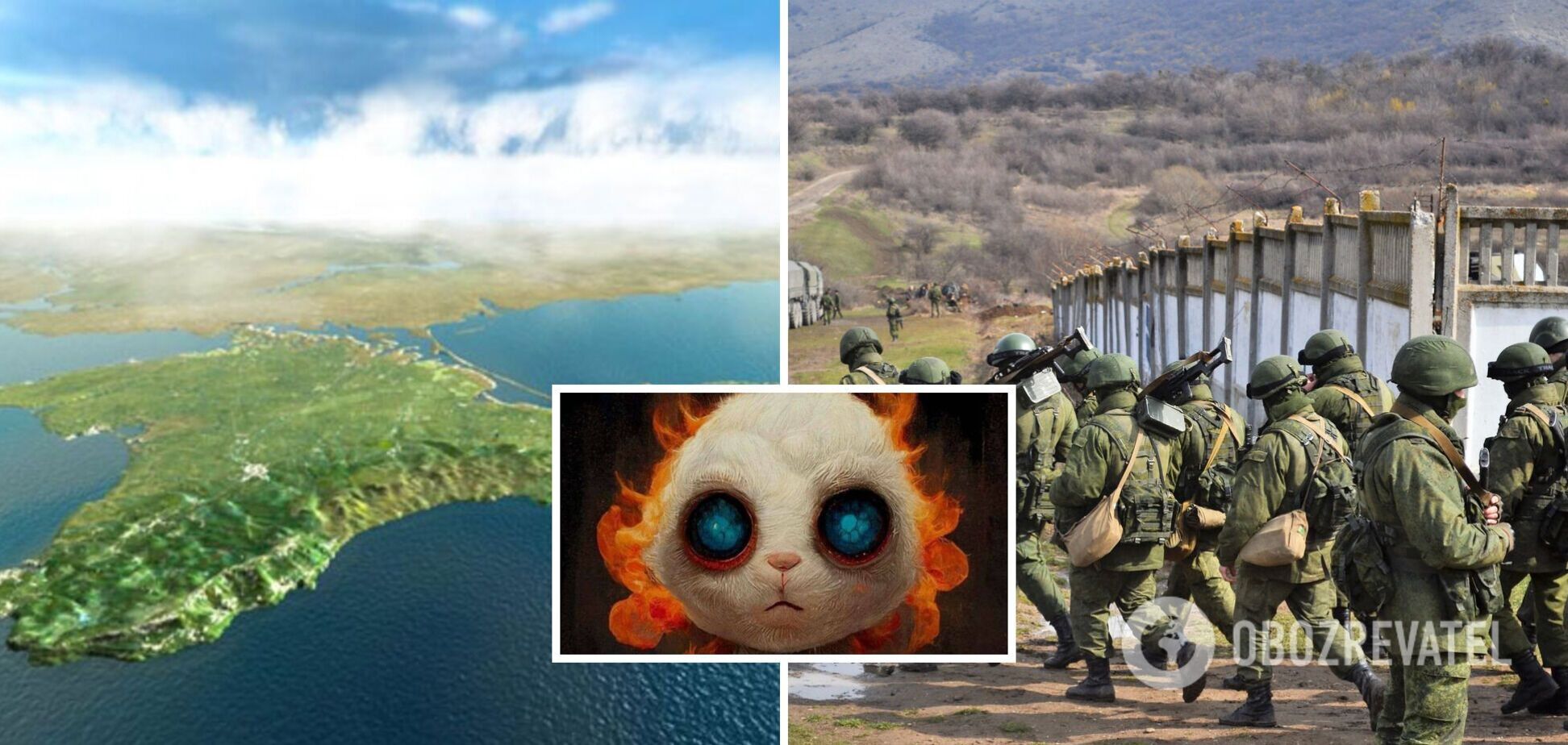 В оккупированном Крыму ночью произошла 'бавовна' в месте базирования военных РФ: пожар тушили до утра – СМИ