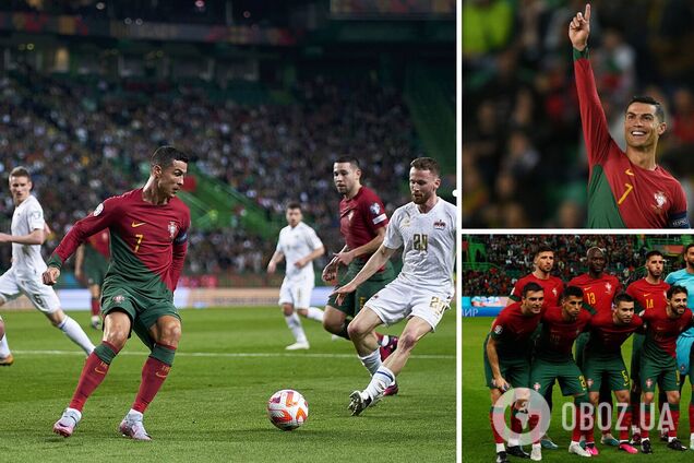 Первый в истории футболу. Криштиану Роналду установил мировой рекорд в матче отбора Евро-2024