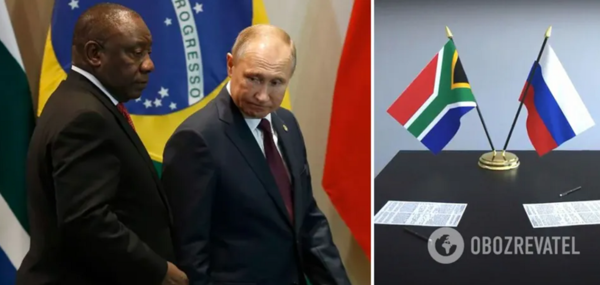 В ЮАР заявили, что планируют провести консультации с Россией по поводу ордера на арест Путина