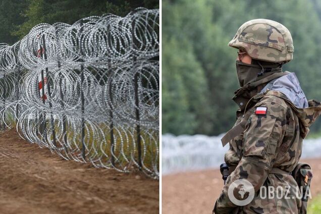 Колючий дріт і електронний бар’єр: у Польщі розповіли про хід будівництва загороджень на кордоні з Росією