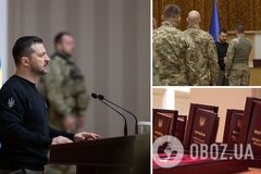 'Сражаются с врагом в самых горячих точках': Зеленский вручил награды работникам СБУ. Фото и видео