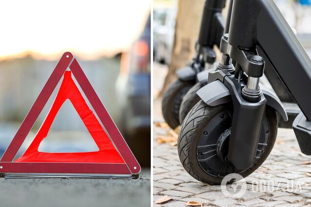 Легковушка сбила девушку, которая переходила дорогу с самокатом в руках