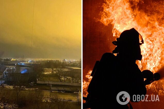 В подмосковном Воскресенске загорелся завод 'Фрегат'. Фото