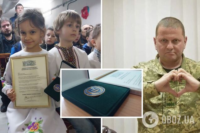 Залужный ответил школьнице из Ивано-Франковска на письмо и отблагодарил ее за патриотизм. Фото