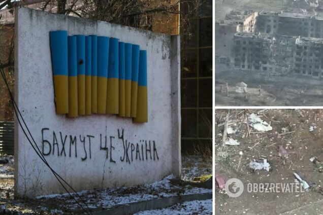 Земля буквально усеяна телами врага: появилось новое видео из Бахмута с высоты птичьего полета