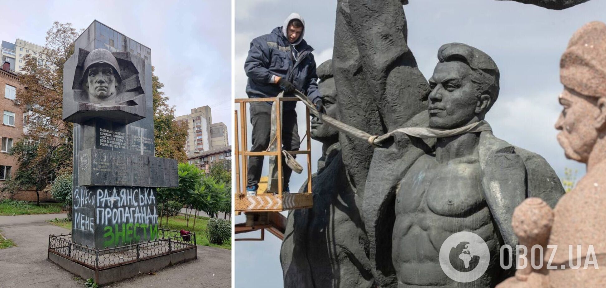 Київщина до трійки регіонів за темпами декомунізації