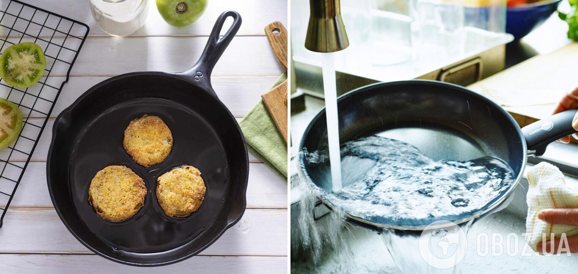 Как быстро отчистить сковороду от жира и нагара: английский способ