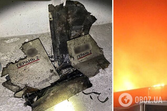 Окупанти вночі атакували Днiпропетровщину дронами, один поцілив у підприємство: сталася пожежа. Фото