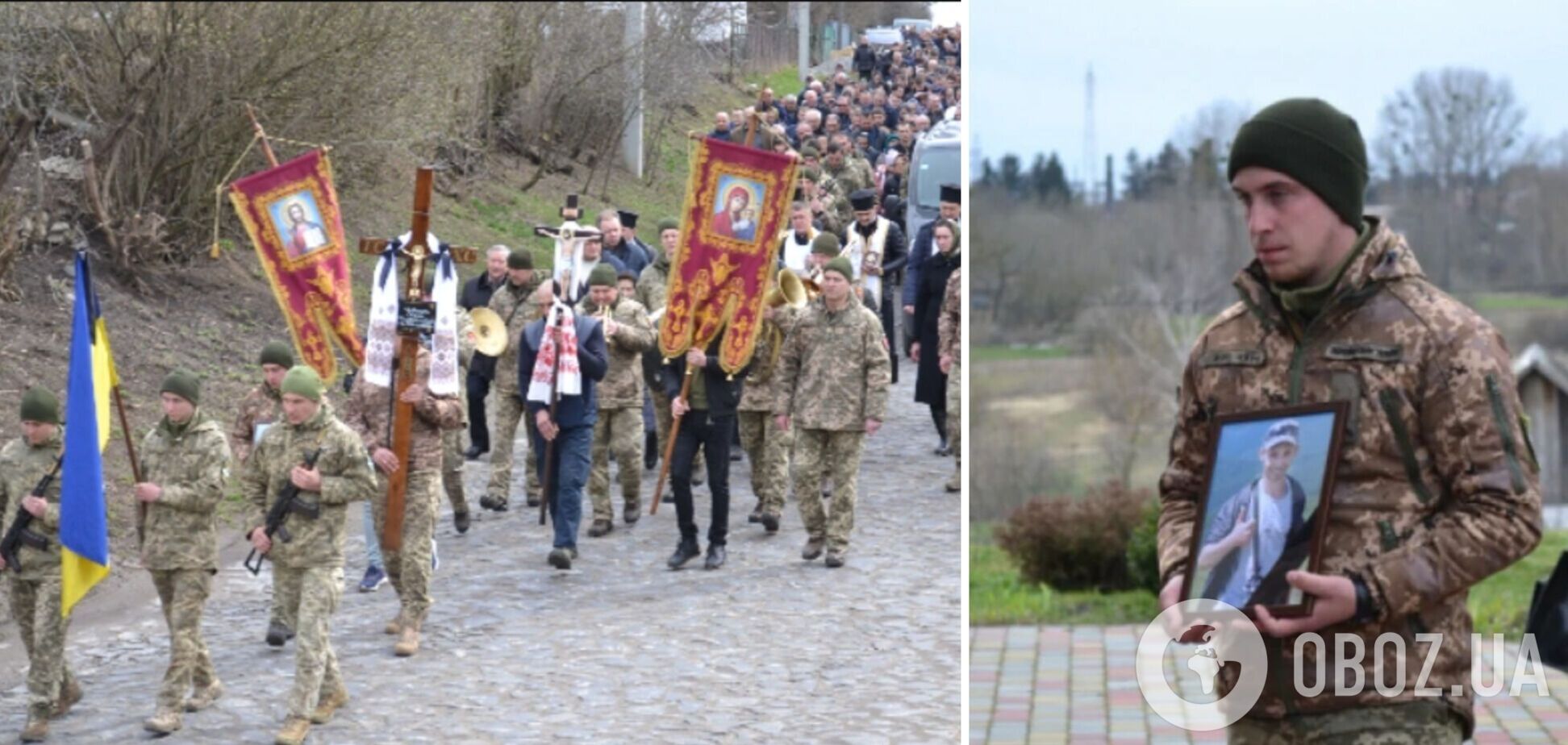 Без отца осталось двое детей: в Ривненской области попрощались с воином, погибшим во время выполнения боевого задания на Харьковщине. Фото