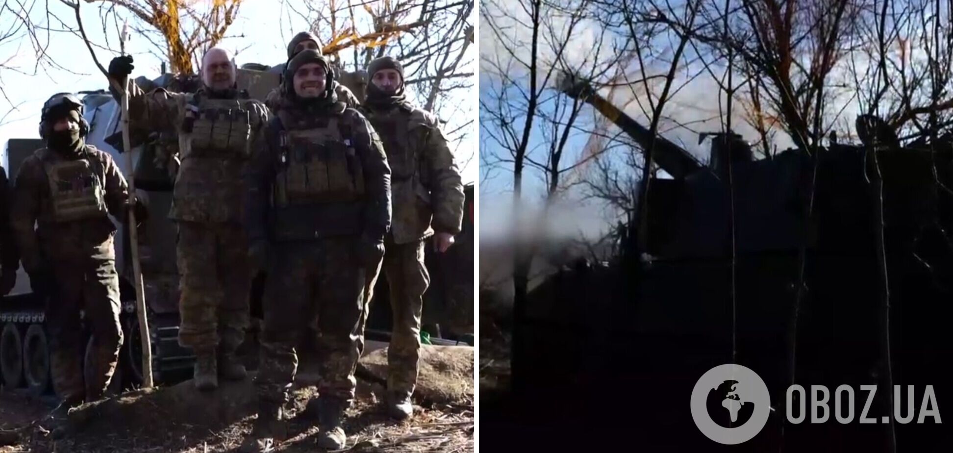 Залужный показал, как украинские артиллеристы уничтожают врага из САУ Paladin на Бахмутском направлении. Видео