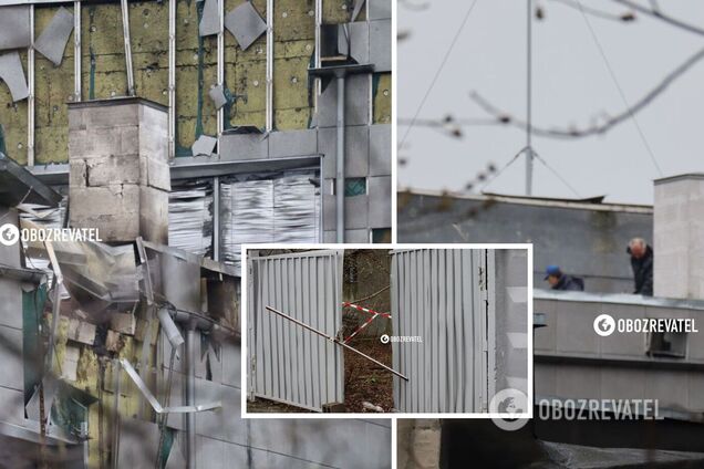 Работники магазина начали разбирать завалы