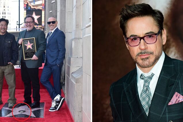 Жвачку, которую жевал Роберт Дауни-младший, а затем выплюнул на 'Аллее славы', продают за бешеную сумму