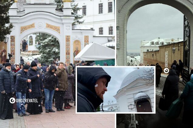Усика помітили в Лаврі в останній день УПЦ МП. Фотофакт