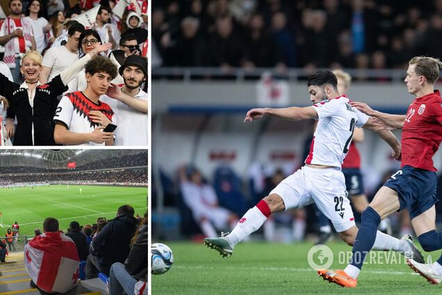 Стадион в Батуми запел 'Путин – х*йло', и через секунду Грузия забила спасительный гол. Результаты отбора Евро-2024 28 марта