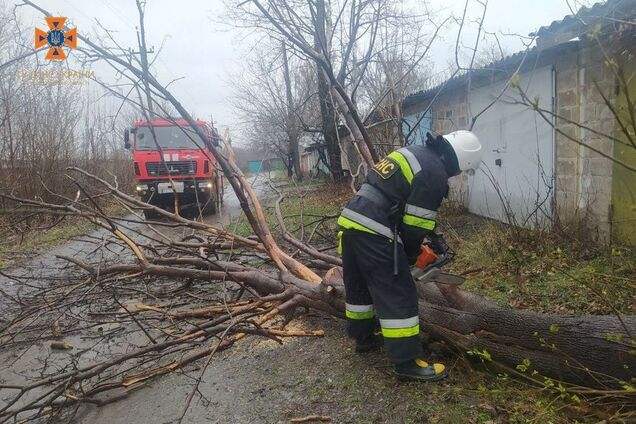 Рятувальники ДСНС ліквідовують наслідки негоди в Україні