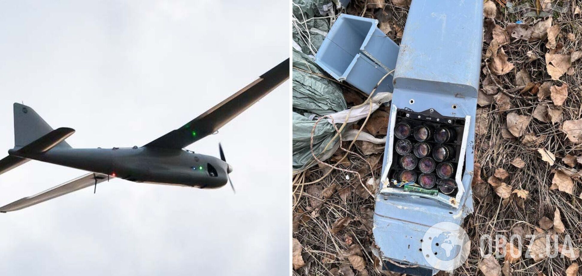 Украинские военные 'приземлили' российский БПЛА 'Картограф', разработанный под нужды ФСБ. Фото