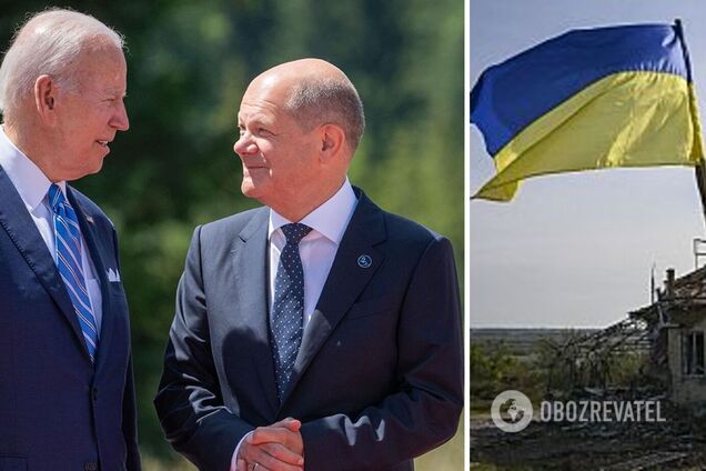 Байден і Шольц у Вашингтоні обговорили допомогу Україні та пообіцяли підтримку стільки, скільки буде потрібно