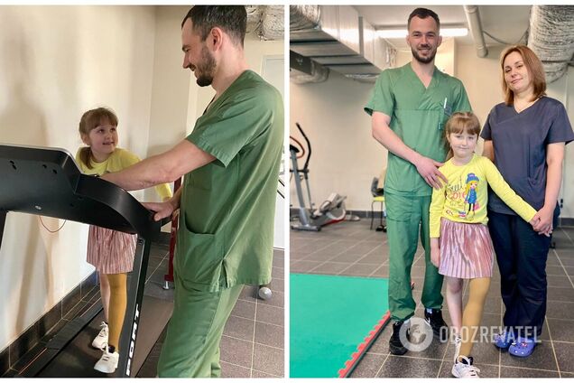 'Украинские врачи – лучшие': сеть тронула история девочки, потерявшей ногу во время вражеских обстрелов на Херсонщине. Фото