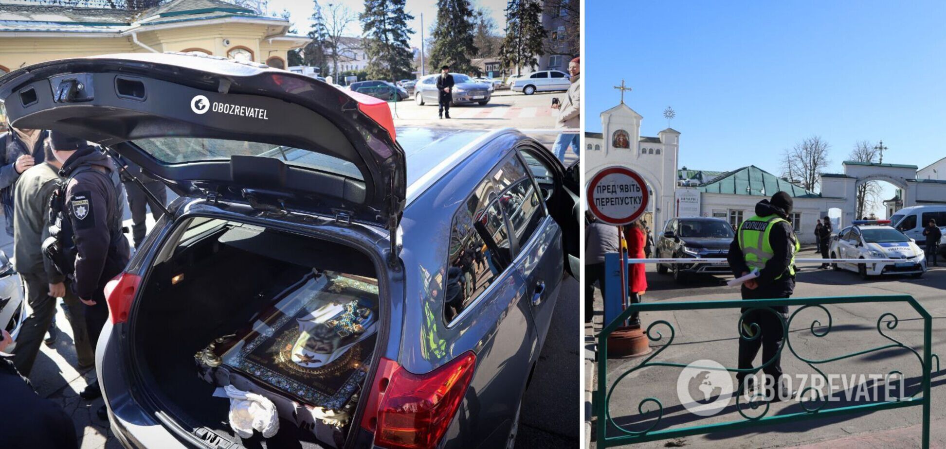 Правоохранители обнаружили в багажнике икону