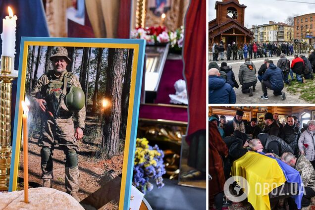 'Отдал за мирное небо над Украиной свою жизнь': на Днепропетровщине попрощались с воином, погибшим в Донецкой области. Фото