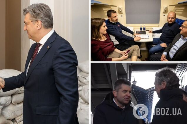 До України прибули з візитом прем’єри Словаччини, Словенії, Хорватії та президентка Молдови: Зеленський подякував за підтримку