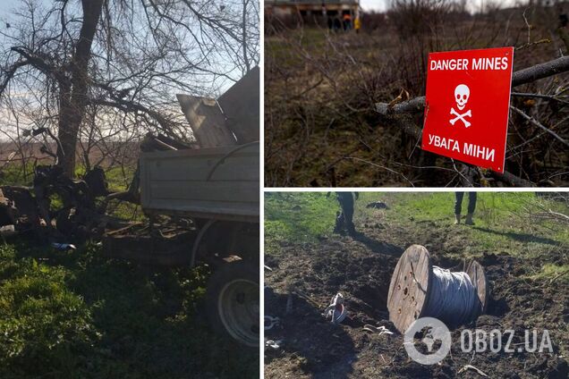 На Херсонщині на міні підірвалися енергетики: двоє загинули, один поранений. Фото