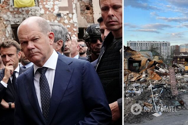 'Мы едины в поддержке Украины': Шольц в годовщину освобождения Бучи заявил, что Россия не победит в войне