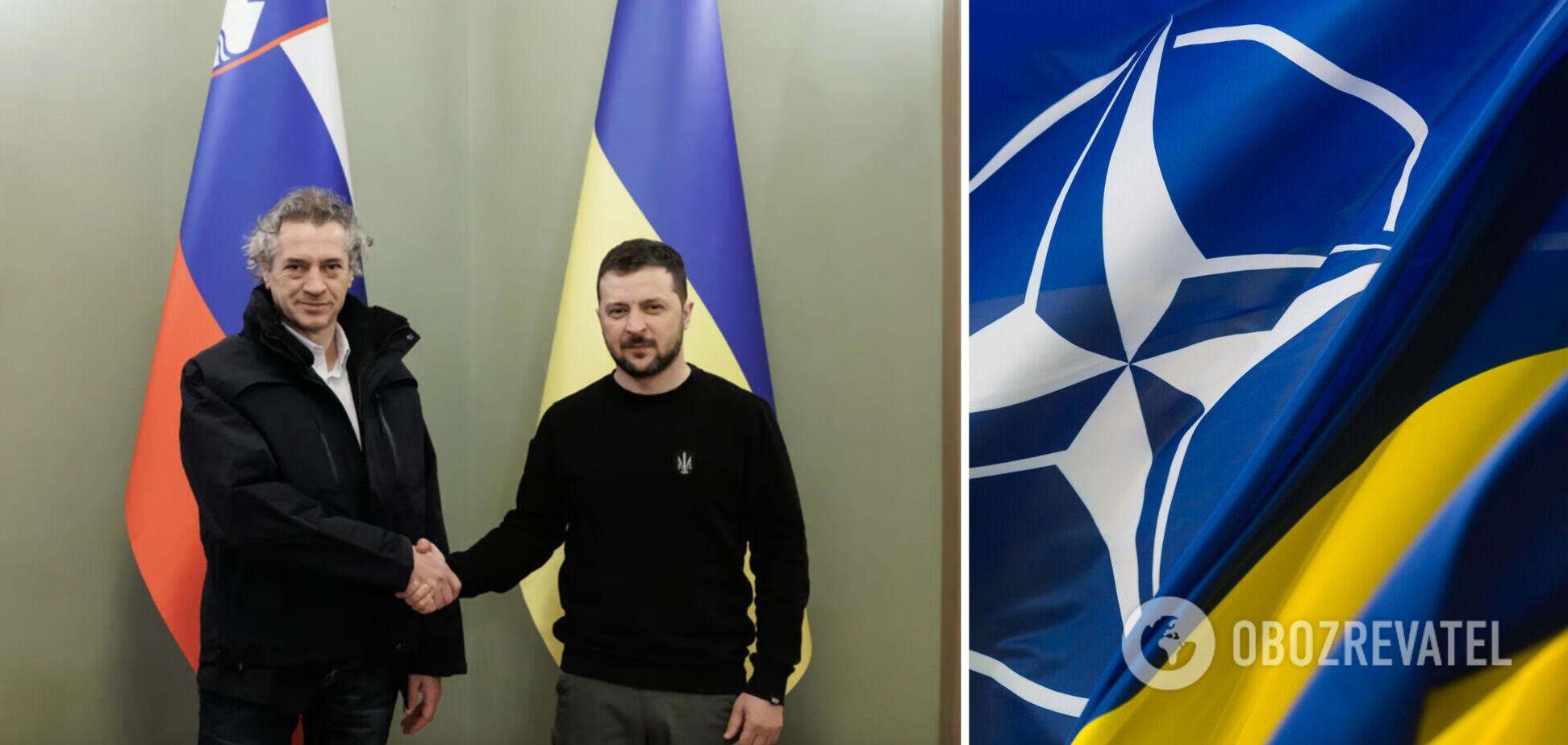 Словенія підтримає вступ України до НАТО: Зеленський і прем'єр Голоб підписали спільну декларацію. Фото