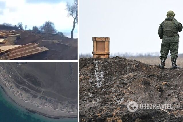 Боятся ВСУ? Оккупанты вырыли около 200 км траншей вдоль побережья Крыма. Видео