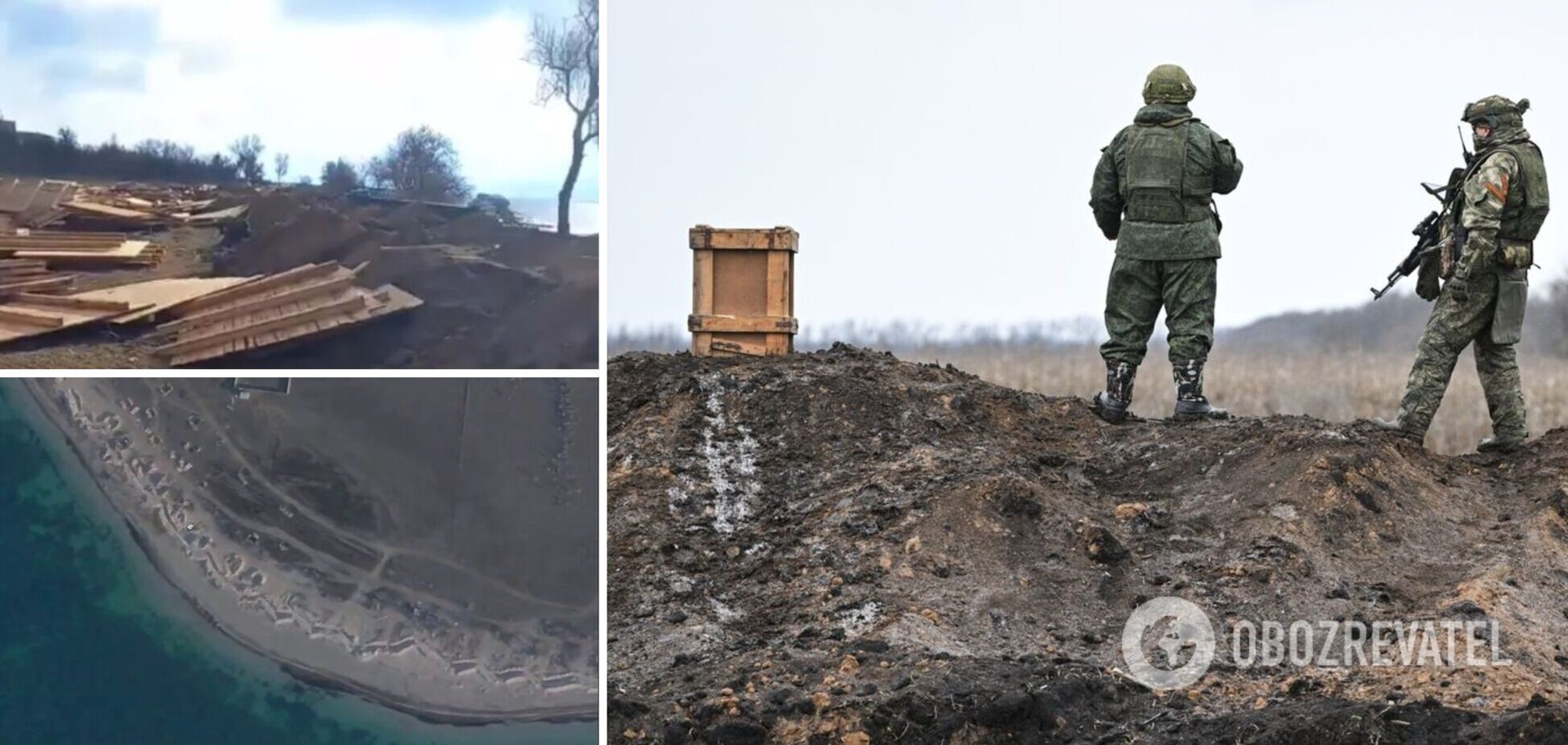 Боятся ВСУ? Оккупанты вырыли около 200 км траншей вдоль побережья Крыма. Видео
