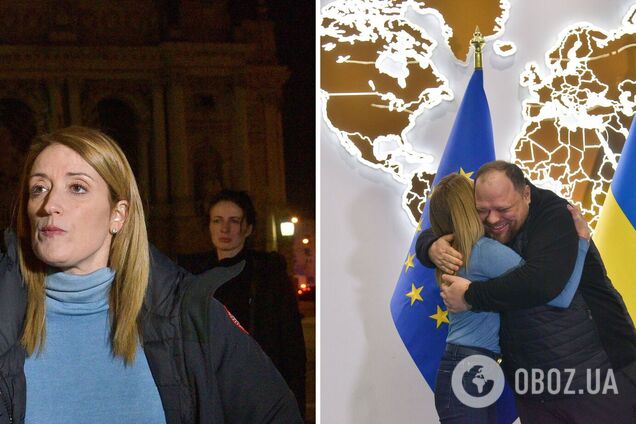 Глава Європарламенту Роберта Метсола побувала з візитом у Львові: дім українців у нашому Європейському Союзі. Фото