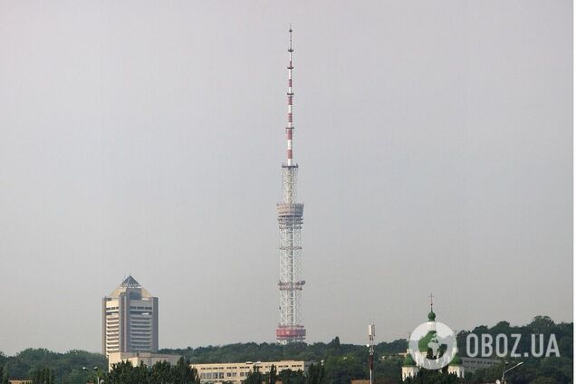 Телебашня тогда и в наши дни