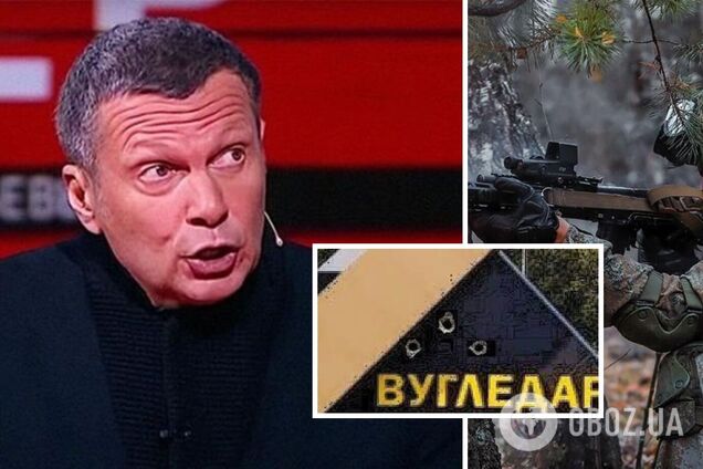 Пропагандист Соловйов заявив, що потрапив під обстріл під час відвідин розбитої 155-ї бригади морпіхів під Вугледаром