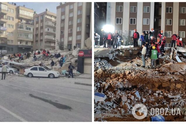 У Туреччині обвалилася багатоповерхівка, яка була пошкоджена внаслідок землетрусу: моторошний момент потрапив на відео