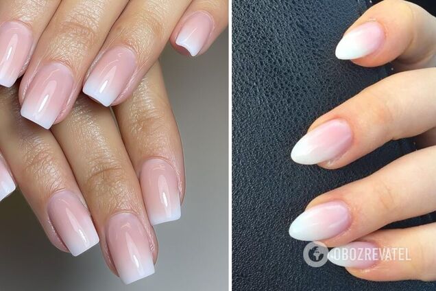 Френч з ефектом омбре, який обирають зірки: найкращі ідеї манікюру для різної довжини нігтів. Фото