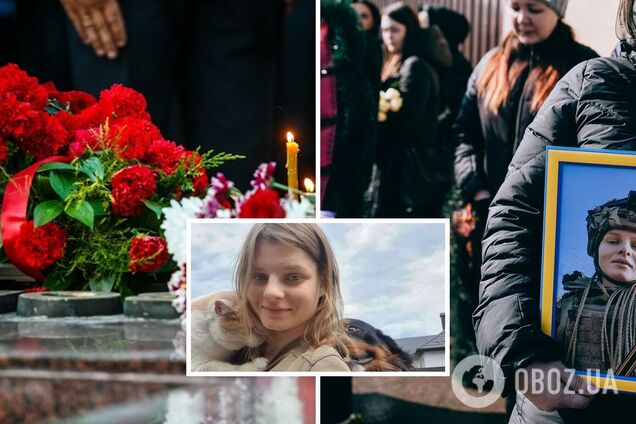 Море цветов, как для невесты: в Виннице провели в последний путь 29-летнюю медика Яну 'Яру' Рыхлицкую. Фото