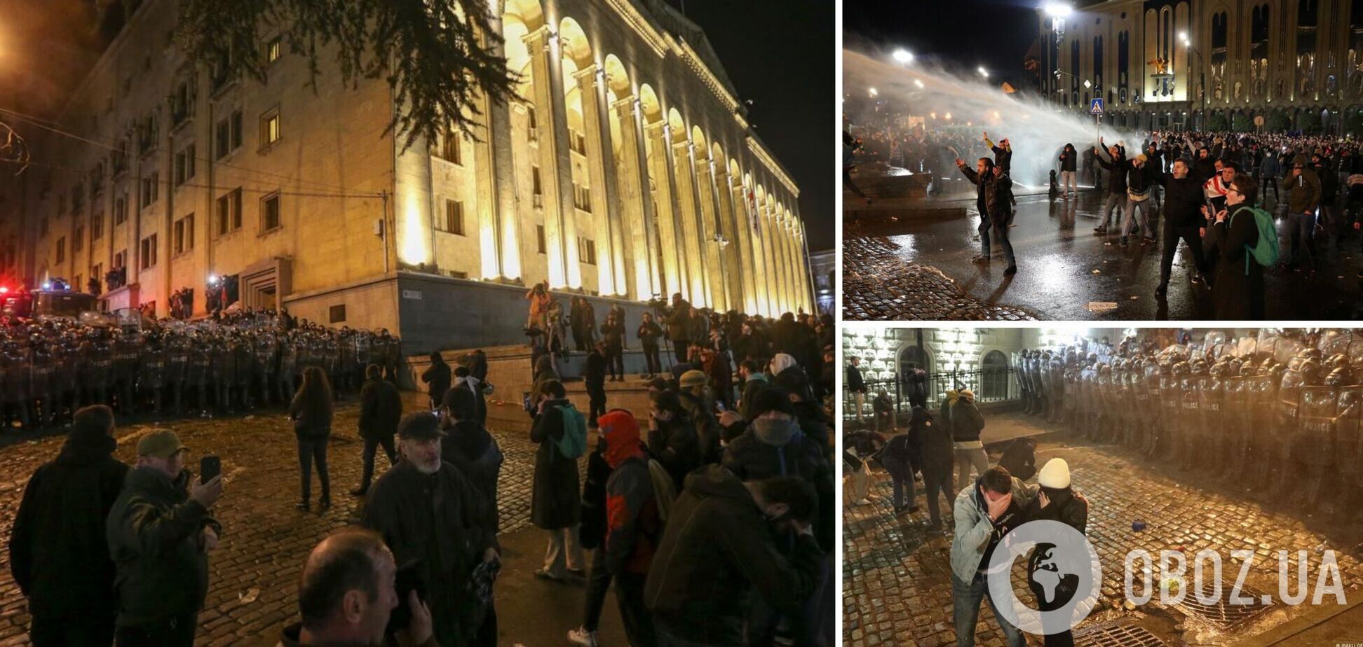 У Тбілісі багатолюдний протест через скандальний закон про 'іноагентів': поліція застосувала сльозогінний газ, є затримані. Фото і відео