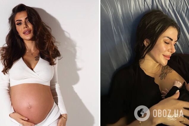 Предательница Стужук родила четвертого ребенка в бассейне и показала первые фото