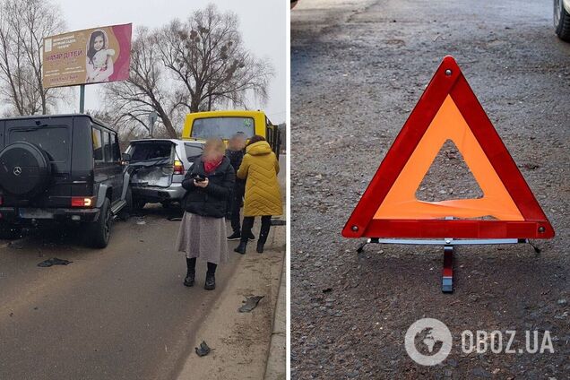 На месте ДТП образовалась пробка