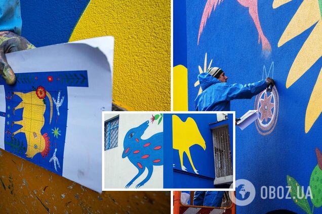 На стінах Охматдиту з'явились малюнки української художниці