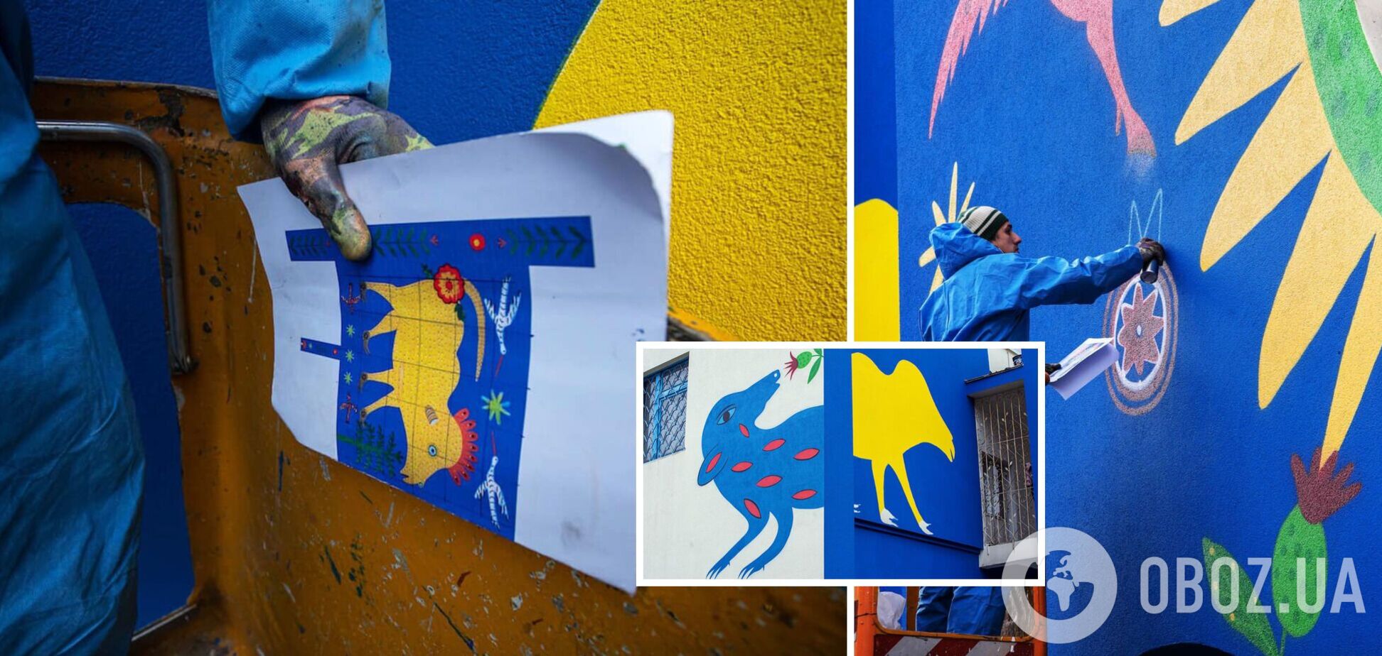 На стенах Охматдета появились рисунки украинской художницы