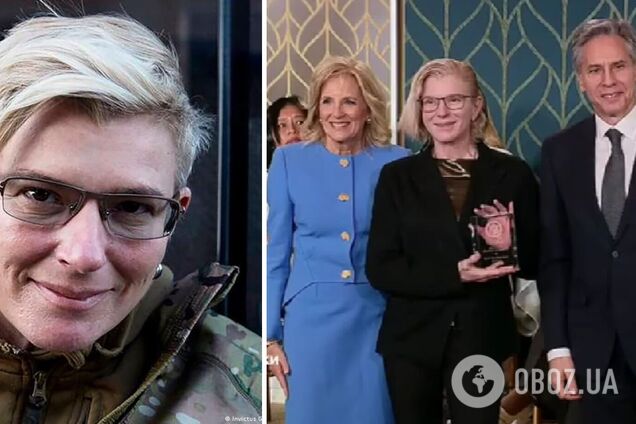 Парамедик Юлия 'Тайра' Паевская получила в США престижную премию IWOC: вручали Блинкен и Джилл Байден. Фото и видео
