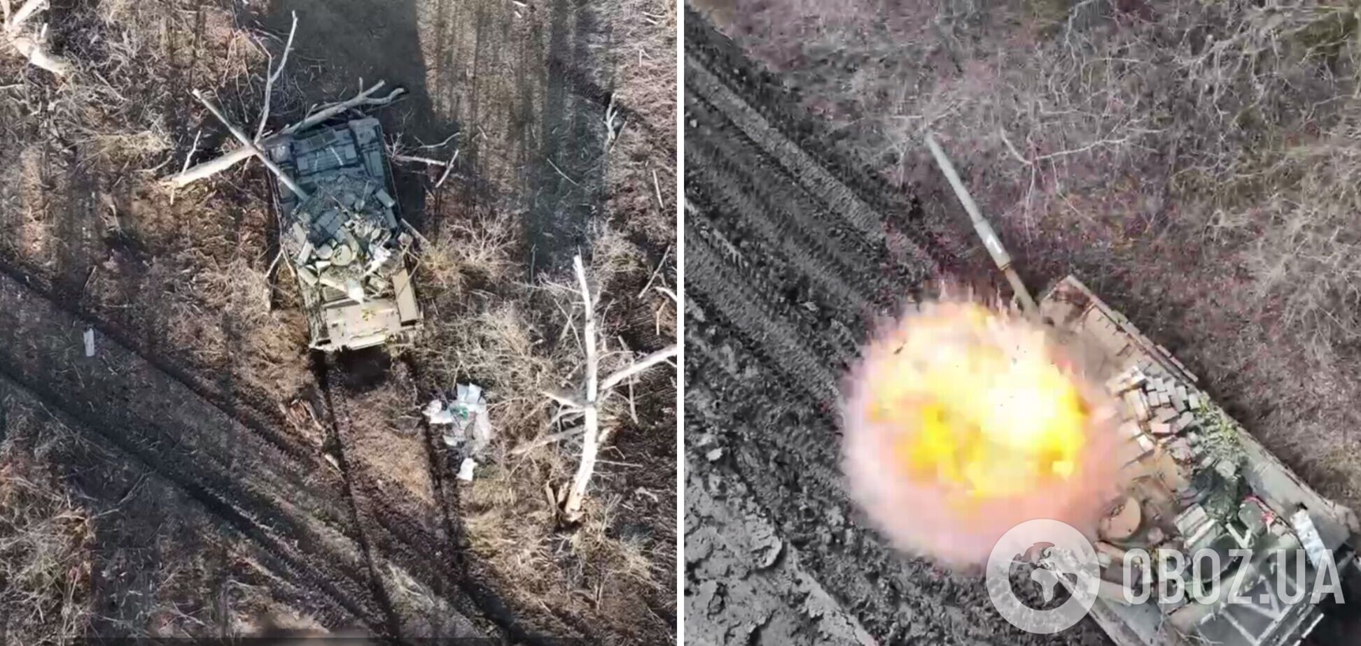 'Ювелирная работа': в сети показали, как ВСУ охотятся на российские танки и превращают их в металлолом. Видео