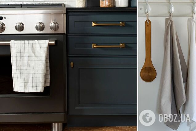 Почему кухонное полотенце нельзя вешать на ручку духовки: вы даже не догадывались